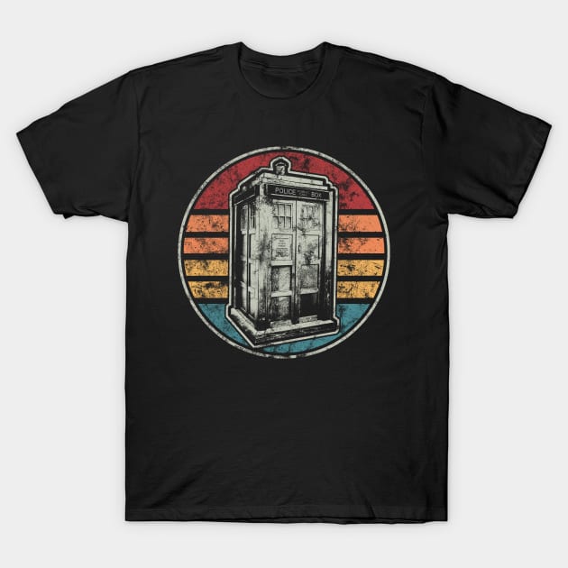 Vintage Police Box T-Shirt by FanFreak